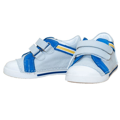 Pantofiori stil tenisi, 4Kids, albastru deschis, 095 - 4Kids Romania