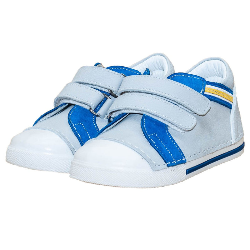 Pantofiori stil tenisi, 4Kids, albastru deschis, 095 - 4Kids Romania