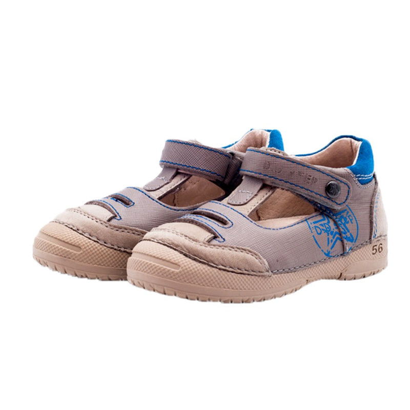 Pantofiori decupati, D.D.step, flexibili si usori, crem, 038-225A - 4Kids Romania