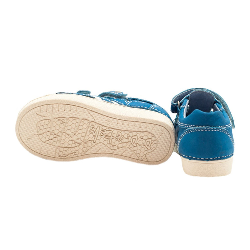 Pantofi tip tenisi, D.D.step, decupati, albastri, 043-13B - 4Kids Romania