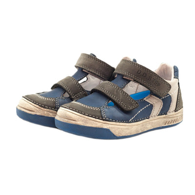 Pantofiori cu talpa flexibila, D.D.step, albastri, 040-11B - 4Kids Romania