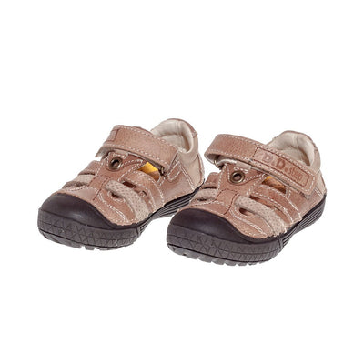 Pantofiori decupati, D.D.step, talpa flexibila, maro, 022-14B - 4Kids Romania