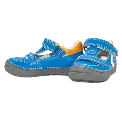 Pantofiori copii, D.D.step, decupati, albastri, 040-412 - 4Kids Romania