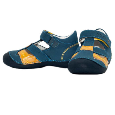 Pantofiori flexibili decupati, D.D.step, albastri, 015-149 - 4Kids Romania