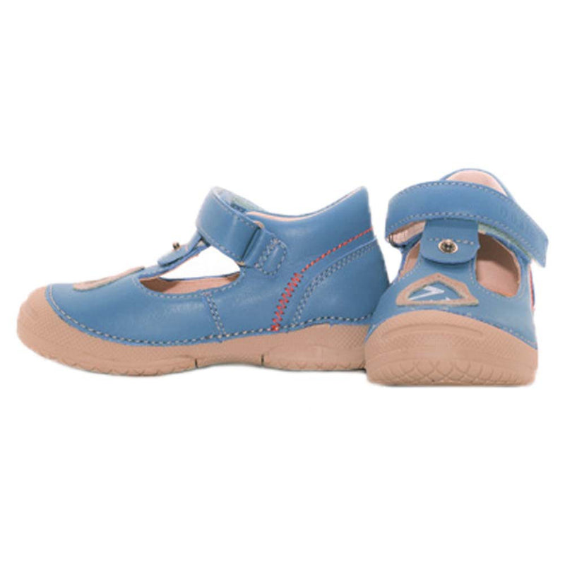 Pantofiori flexibili, D.D.step, decupati, albastri, 038-242A - 4Kids Romania