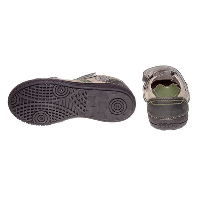 Pantofi din piele decupati, D.D.step, crem, 036-11 - 4Kids Romania