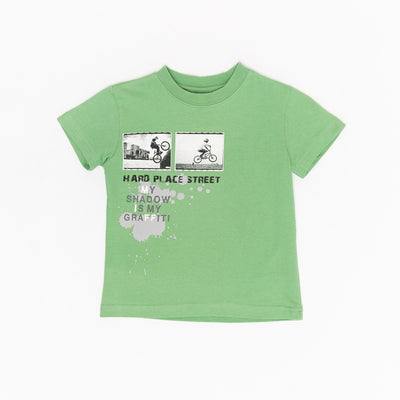 Tricou pentru baieti, Wooloo Mooloo, Graffiti, verde, 23310 - 4Kids Romania