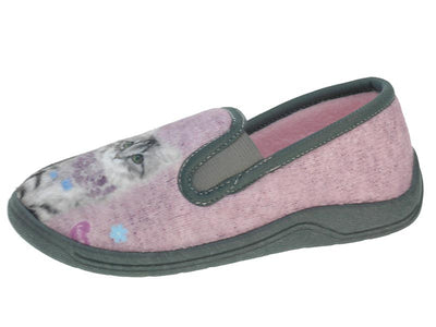 Pantofi de interior fetite, Beppi, Pisicuta, flexibili, 2165340 - 4Kids Romania