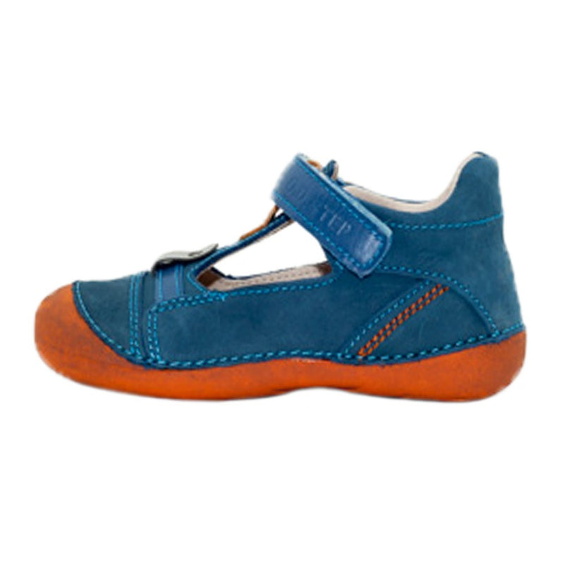 Pantofiori baietei, D.D.step, decupati, albastri, 015-145A - 4Kids Romania