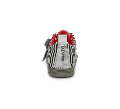 Pantofi din panza impermeabila, D.D.step, cu dungi, C040-460A - 4Kids Romania