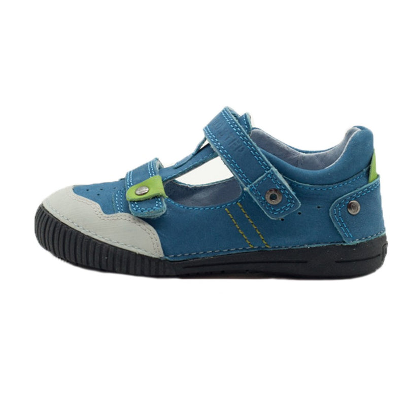 Pantofi baietei, D.D.step, din piele naturala, albastri, 036-59A - 4Kids Romania