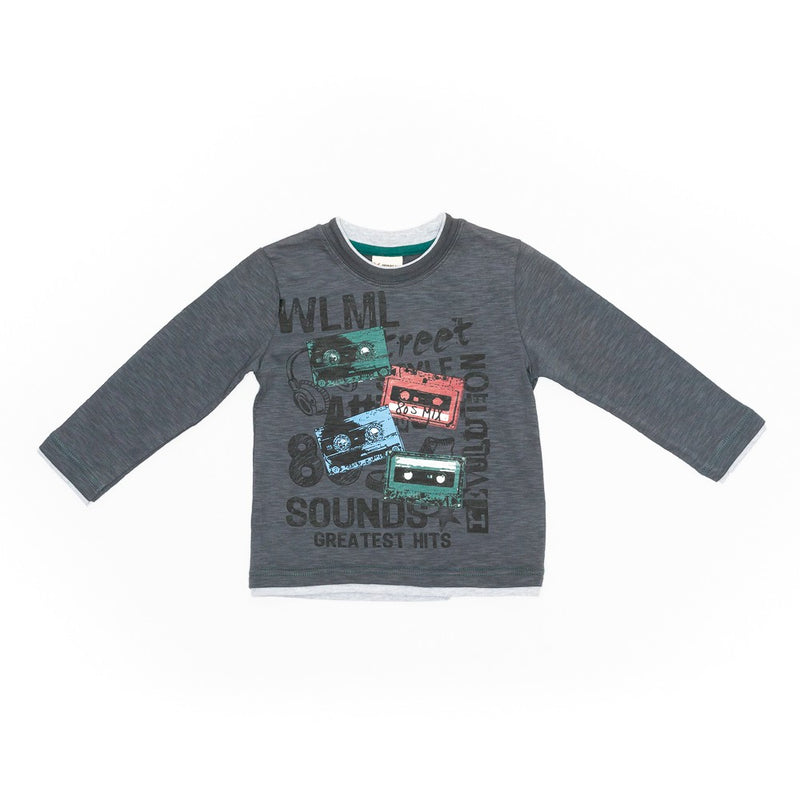 Bluza pentru copii, Wooloo Mooloo, gri, 52740-1 - 4Kids Romania