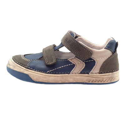 Pantofiori cu talpa flexibila, D.D.step, albastri, 040-11B - 4Kids Romania