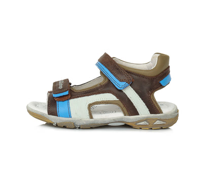 Sandale din Piele, Baieti, D.D.step, Flexibile, cu Scai, AC290-552 - 4Kids Romania