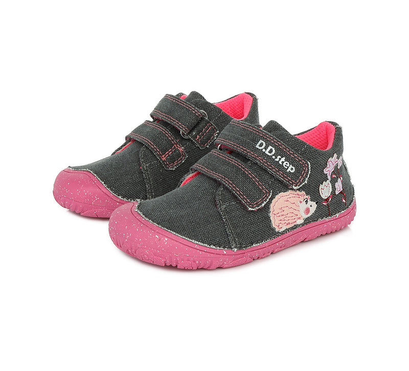 Pantofi Barefoot, D.D.step, din Material Textil, Fete, cu Scai, C073-386 - 4Kids Romania